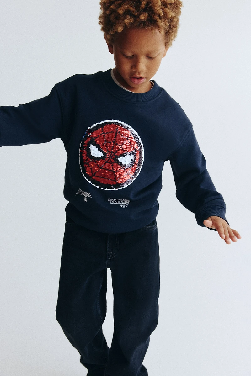 Oversized Printed Sweatshirt