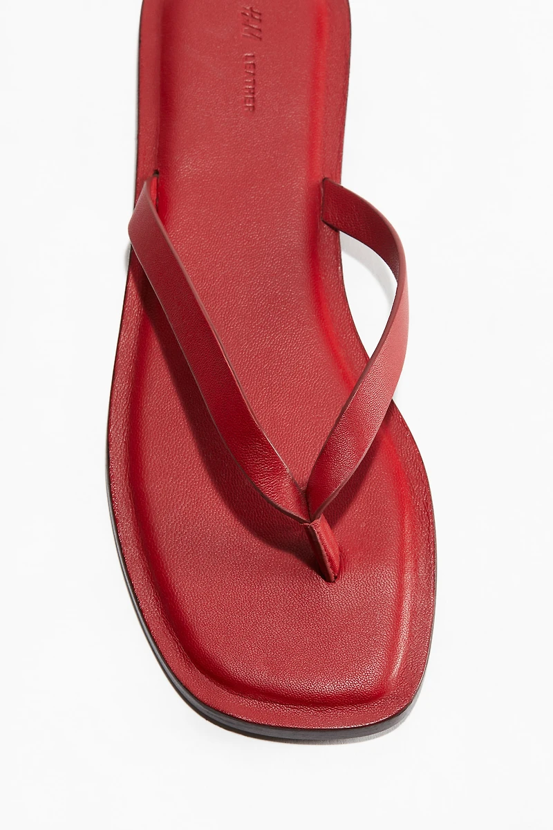 Leather Flip-Flops
