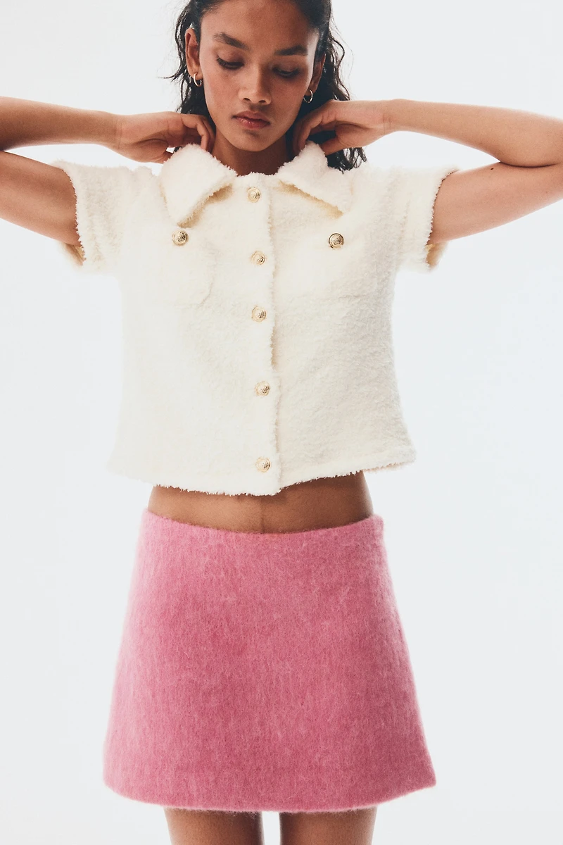 Gilet à manches courtes en polar