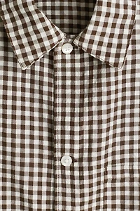 Chemise classique à manches courtes