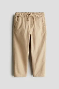 Pantalon en sergé de coton