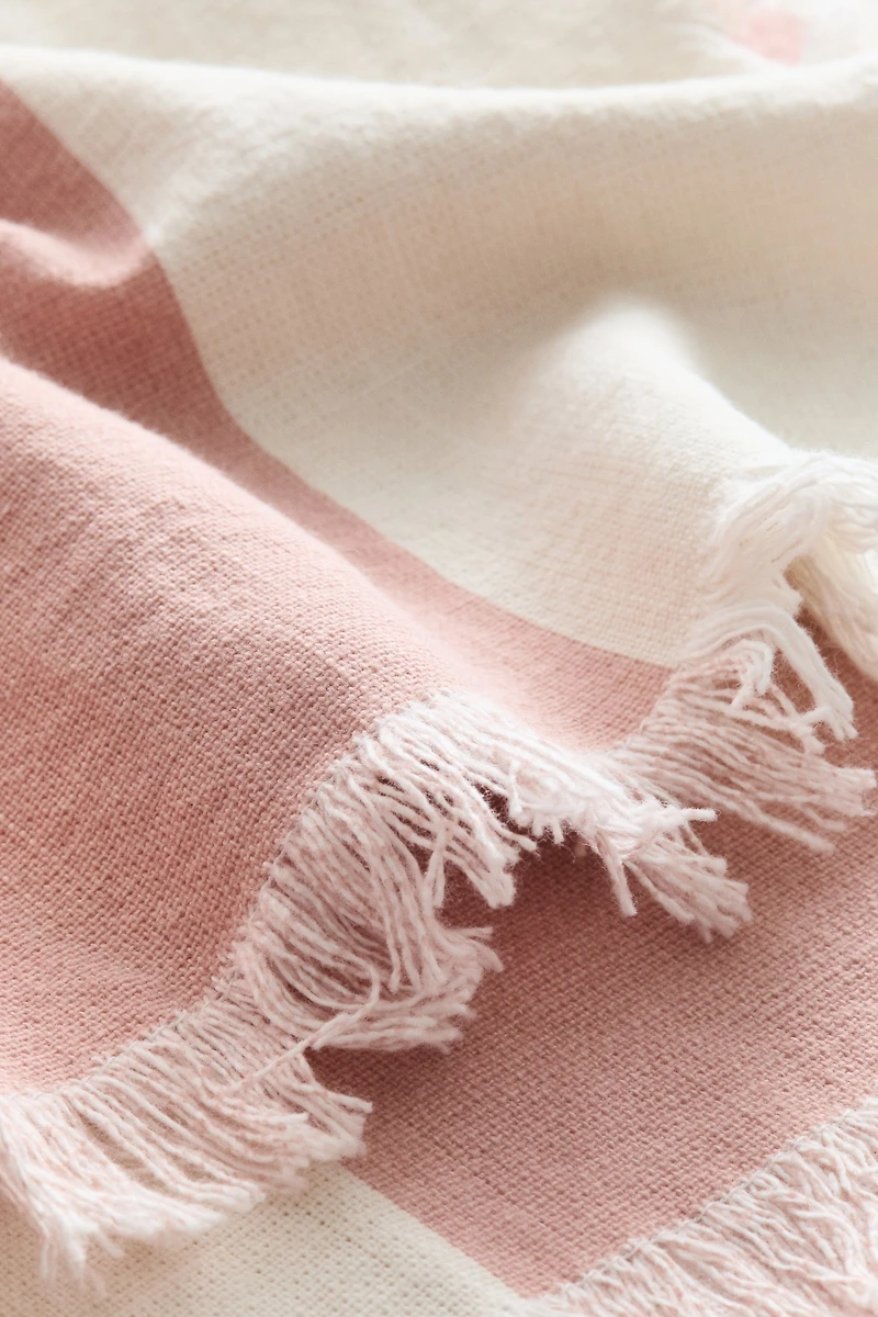 Striped Cotton Bedspread