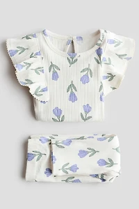 2-Piece Printed Cotton Set