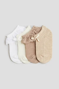 Lot de 4 paires chaussettes sans tige