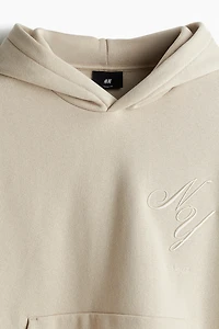 Loose-Fit Printed Hoodie