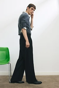 Loose-Fit Tailored Pants