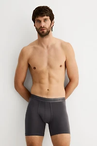 Lot de 2 caleçons boxeurs Lycra🅫 mi-longs