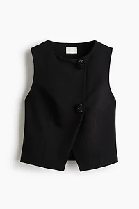Asymmetric Wrap Vest