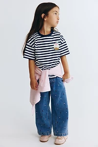 Appliquéd Cotton T-Shirt