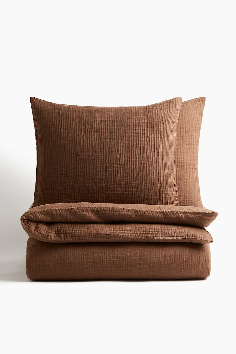Muslin King/Queen Duvet Cover Set