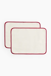 Lot de 2 napperons hydrofuges