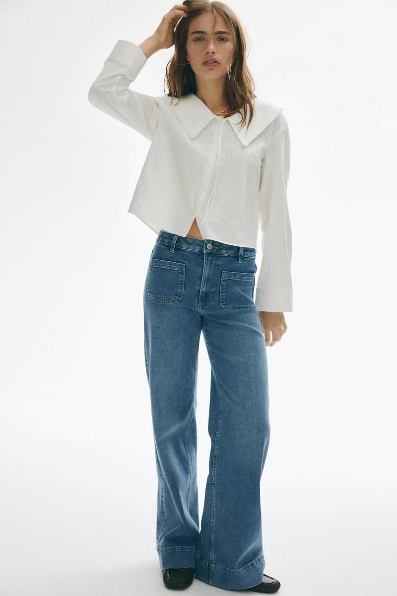 Blouse with Peter Pan Collar