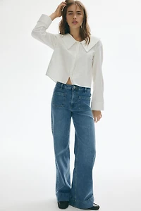 Blouse with Peter Pan Collar