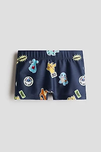 Printed Swim Trunks
