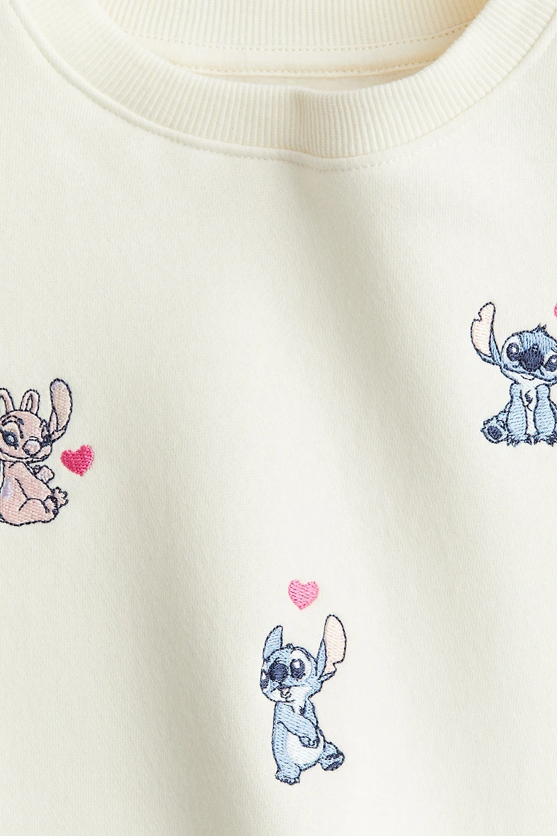 Chandail en molleton avec motif