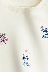 Chandail en molleton avec motif