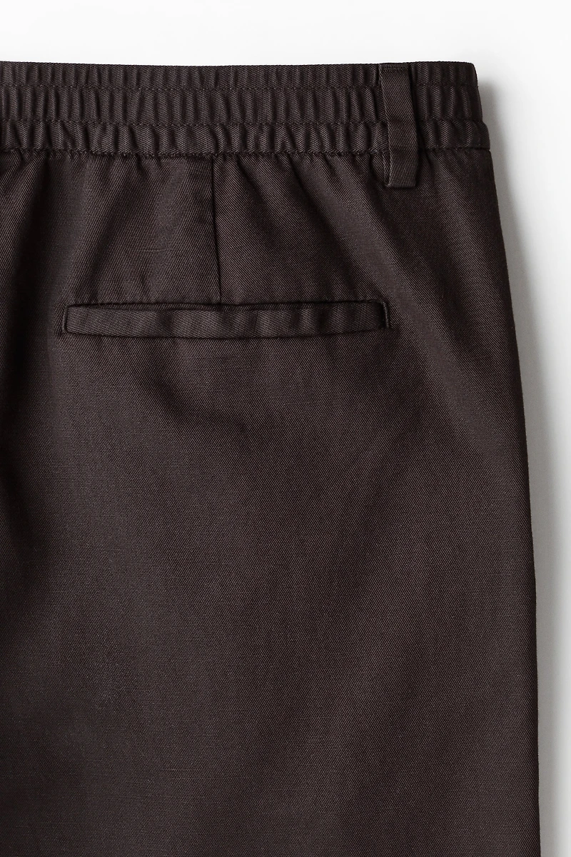 Regular-Fit Lyocell-Blend Pants