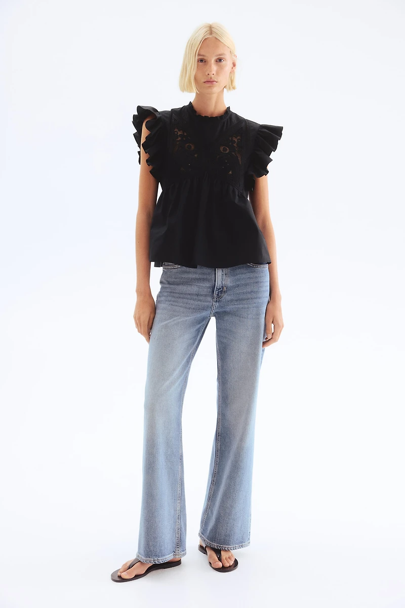 Embroidered Cotton Blouse