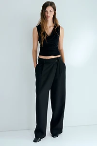 Wrapover Dress Pants