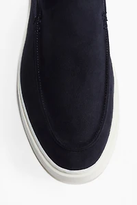 Moccasin-Seam Loafers