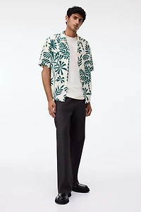Regular-Fit Textured Resort Shirt