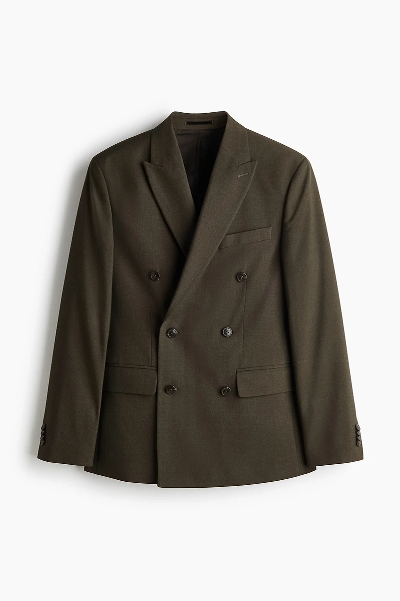Regular-Fit Double-Breasted Jacket