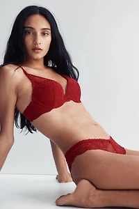 2-Pack Lace Brazilian Briefs