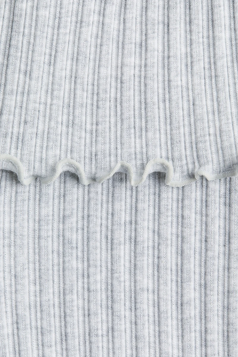 Pantalon évasé en jersey