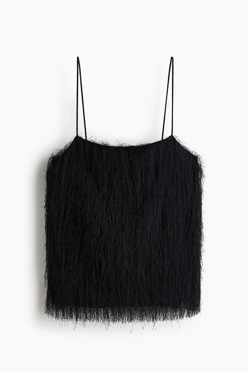 Fringed Strappy Top
