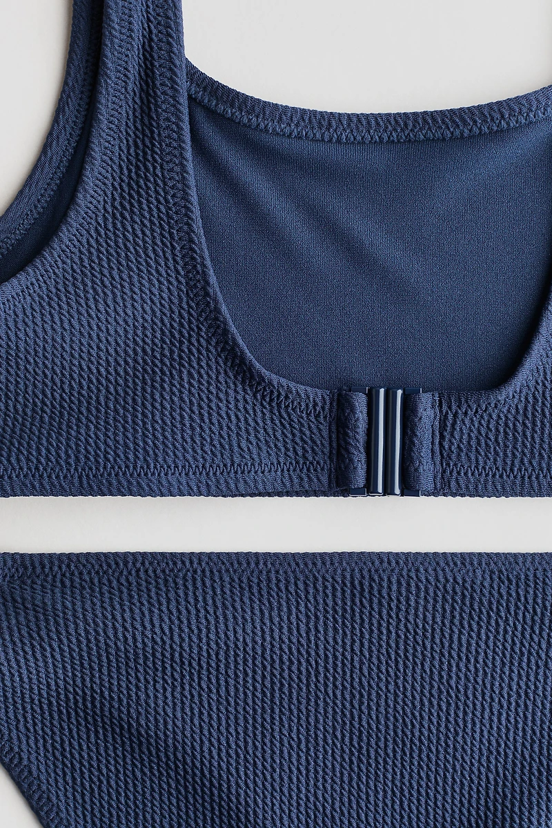 Maillot deux pièces texturé