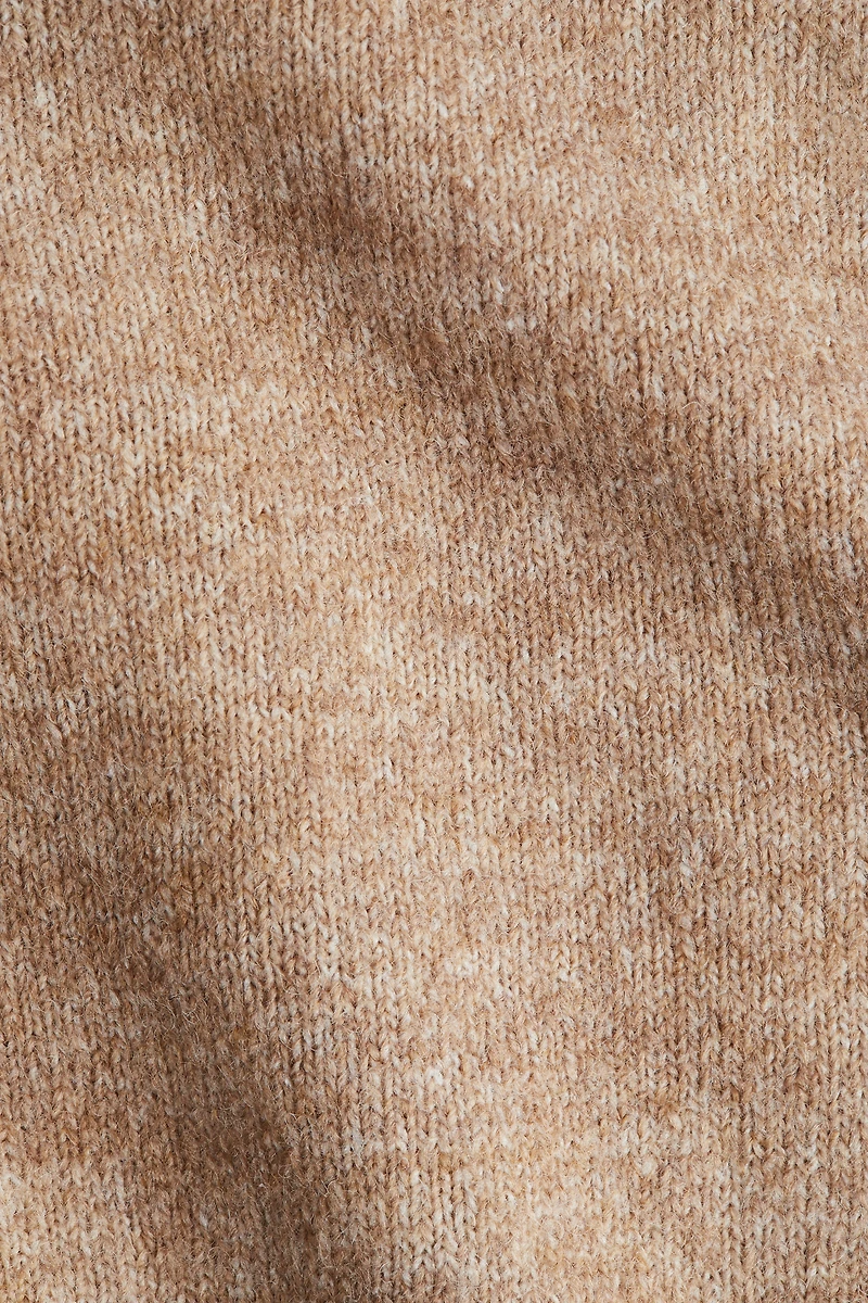 Chandail façon polo en fin tricot