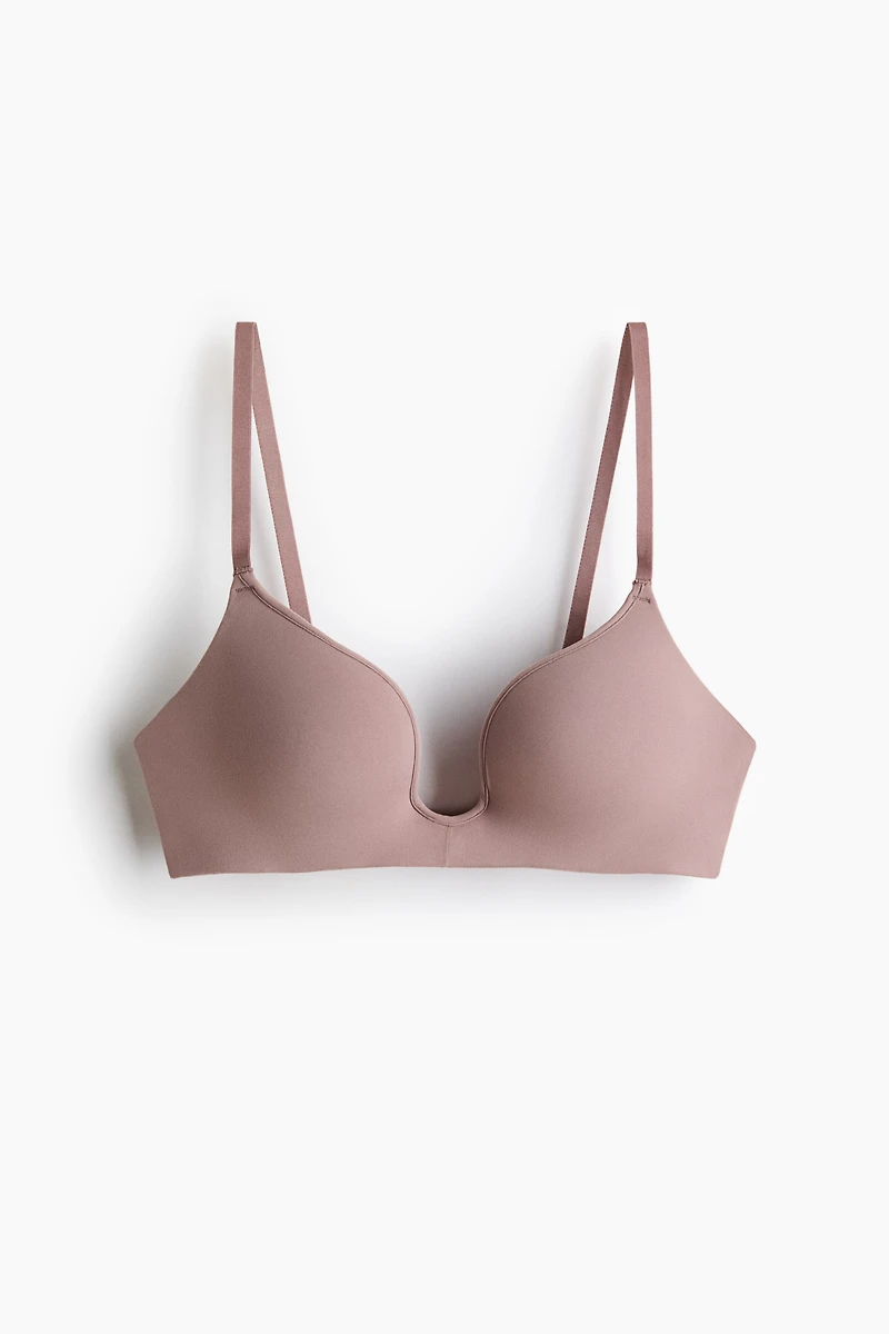 Soft-Cup Microfiber Push-Up Bra