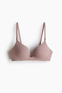 Soft-Cup Microfiber Push-Up Bra