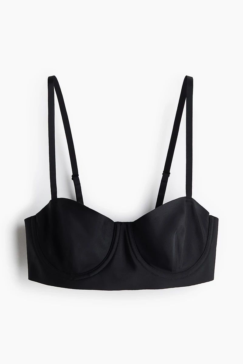 Soutien-gorge à armatures en microfibre