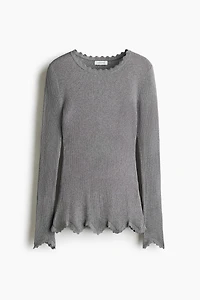 Glittery Viscose Top