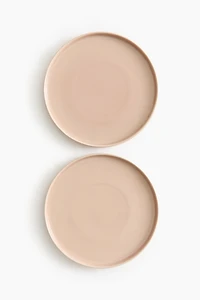2-Pack Stoneware Dinner Plates