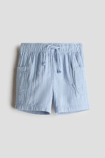 Short en mousseline de coton