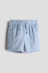 Short en mousseline de coton