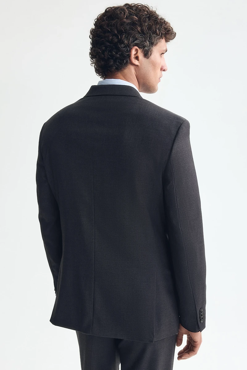 Regular-Fit Single-Breasted Jacket