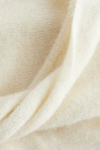 Mohair-Blend Twist-Detail Top