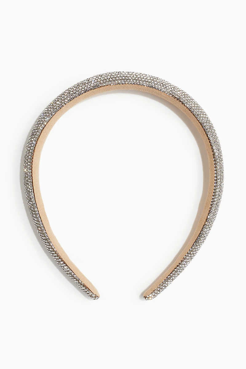 Rhinestone-Embellished Hairband