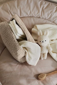 Teddy Fleece Diaper Bag