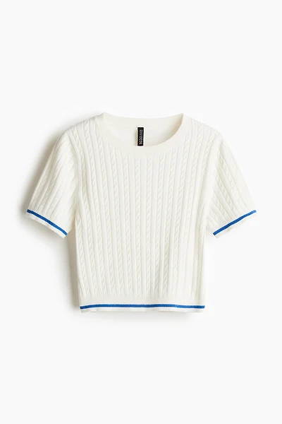 Cable-Knit Top