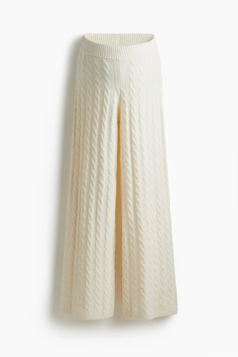 MAMA Cable-Knit Pants