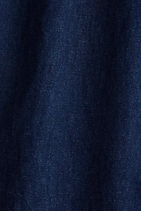 Denim Drawstring Shorts