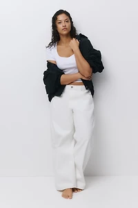 Ribbed Cotton T-Shirt