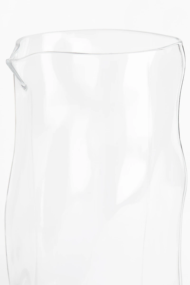 Sculptural Glass Carafe