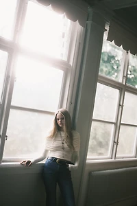 Haut en jersey à effet drapé