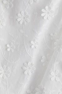Appliquéd Cotton Blouse