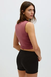 Camisole de sport près du corps à détail torsadé